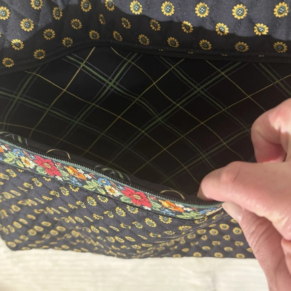 VTG Vera Bradley Metropolitan Laptop Tote Bag retired 